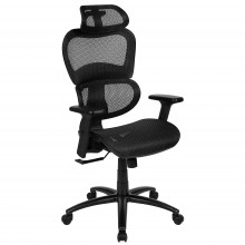 Black-Ergonomic-Mesh-Office-Chair-Adjustable-1