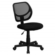 Black-Mesh-Swivel-Ergonomic-Mid-Back-Chair-1