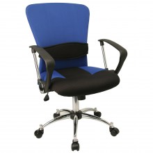 Mid-Back-Blue-Mesh-Swivel-Chair-Adjustable-1