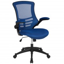 Mid-Back-Blue-Mesh-Swivel-Ergonomic-Chair-1