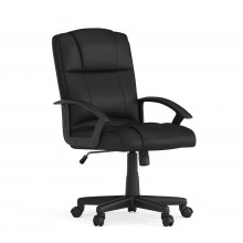 Mid-Back-Leather-Ergonomic-Office-Chair-Black-1