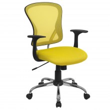 Mid-Back-Yellow-Mesh-Swivel-Chair-1